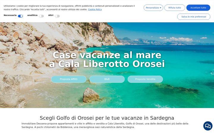 Screenshot of agenziadessena.com