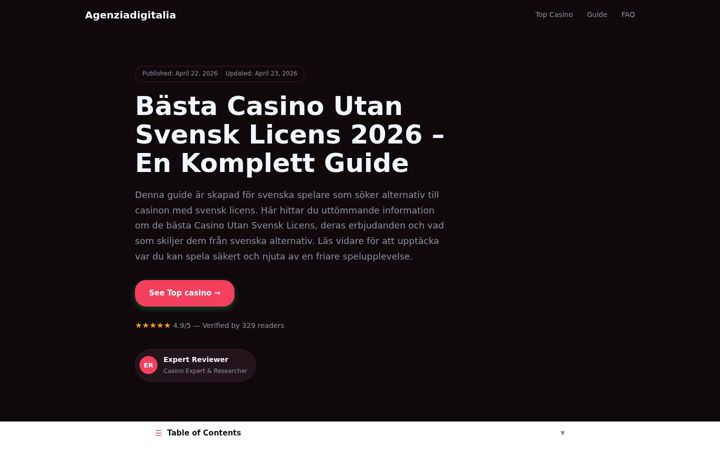 Screenshot of agenziadigitalia.com