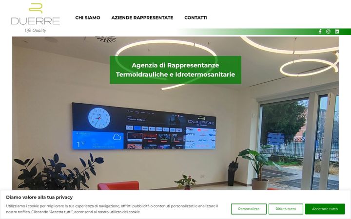 Ekraanipilt saidist agenziaduerre.it