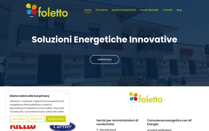 Skærmbillede af agenziafoletto.it