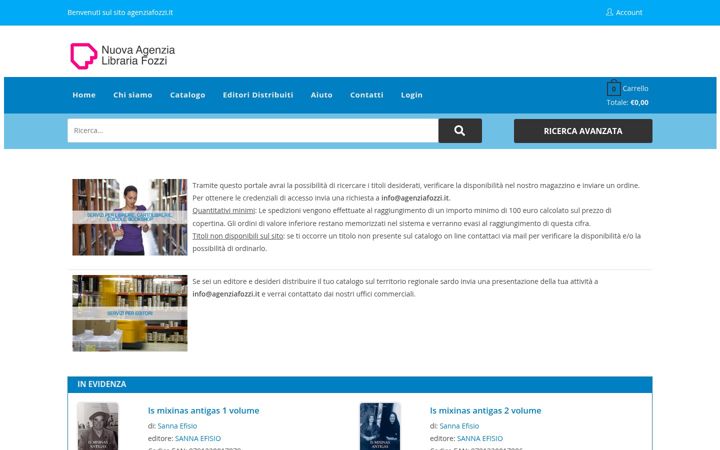 Screenshot ta' agenziafozzi.it