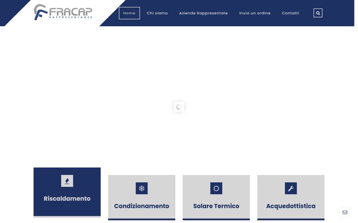 Екранна снимка на agenziafracap.it