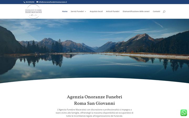 Screenshot του agenziafunebremaceratesi.it