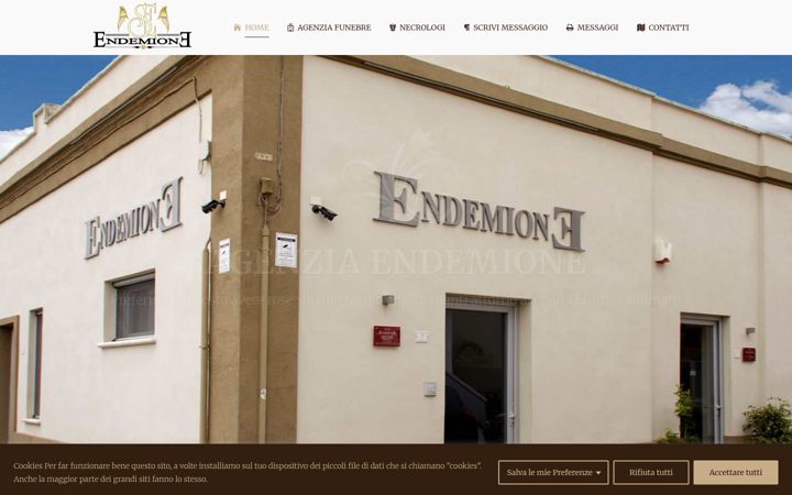 Screenshot of agenziafunebrendemione.com