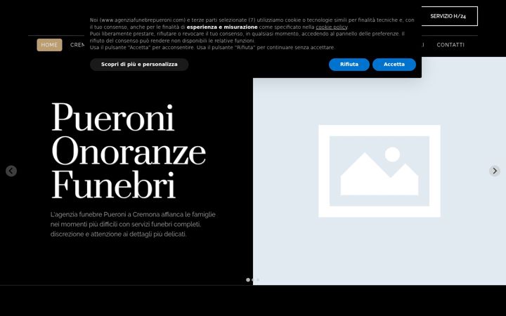 Screenshot of agenziafunebrepueroni.it