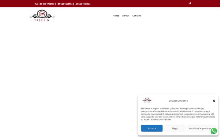 Ekrano kopija agenziafunebresofia.com