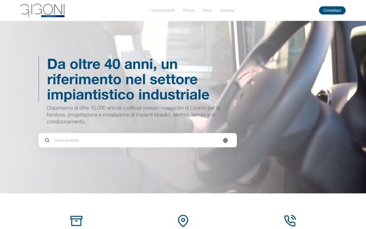 Screenshot ta' agenziagigoni.it