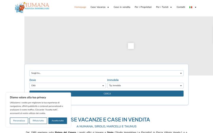 Ekraanipilt saidist agenziahumana.com