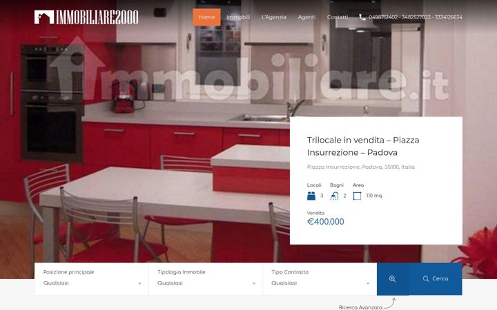 Screenshot von agenziaimmobiliare2000.it