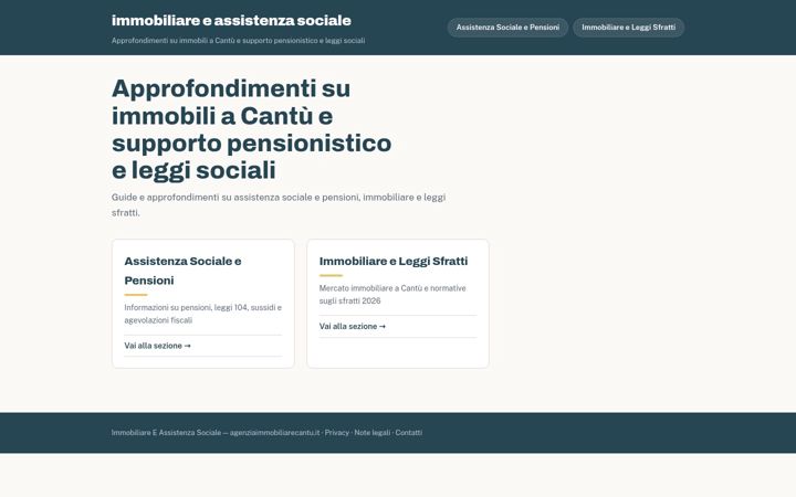 Képernyőkép: agenziaimmobiliarecantu.it