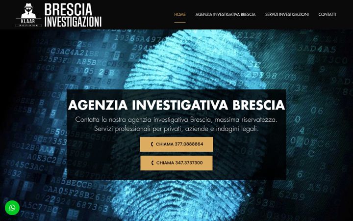 Skärmbild av agenziainvestigativabrescia.it