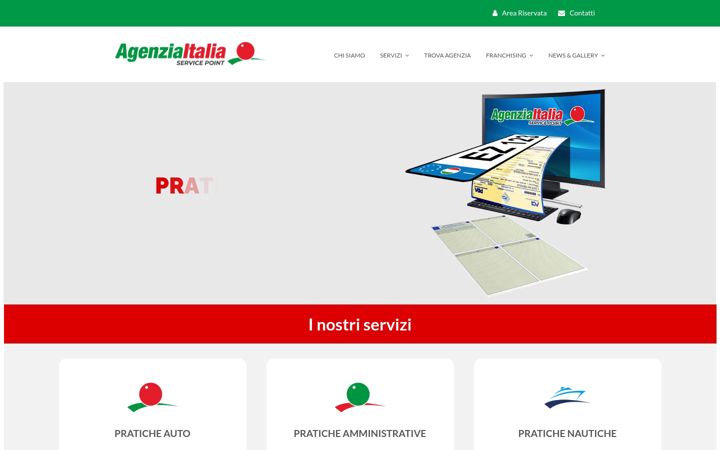 Skärmbild av agenziaitaliaservicepoint.it