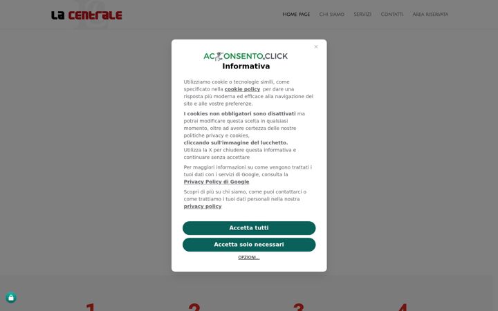 Screenshot of agenzialacentrale.com