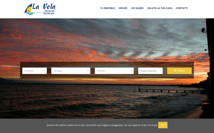 Screenshot von agenzialavela.com
