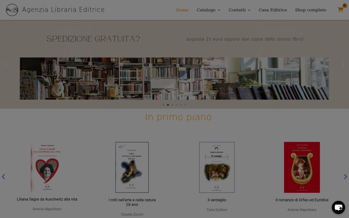 Screenshot of agenzialibrariaeditrice.it