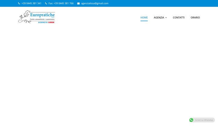 Screenshot of agenzialissa.it