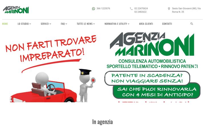 Screenshot of agenziamarinoni.it