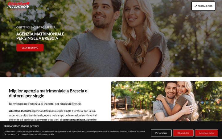 Screenshot of agenziamatrimoniale-brescia.it