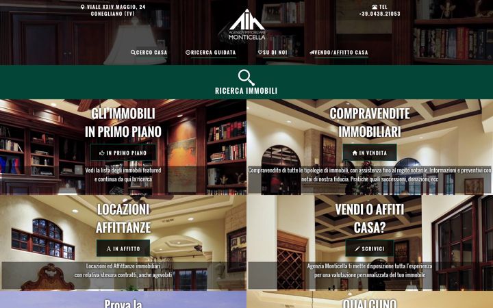 Screenshot of agenziamonticella.com