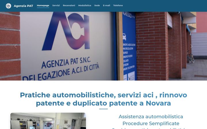 Screenshot of agenziapat.it