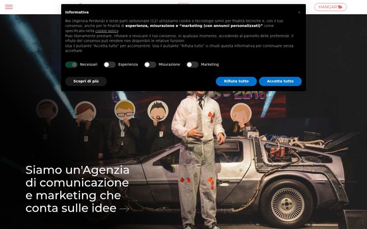 Screenshot of agenziaperdona.com