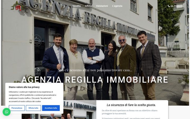 Ekraanipilt saidist agenziaregilla.it