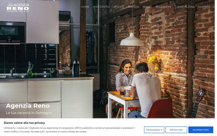 Screenshot of agenziareno.it