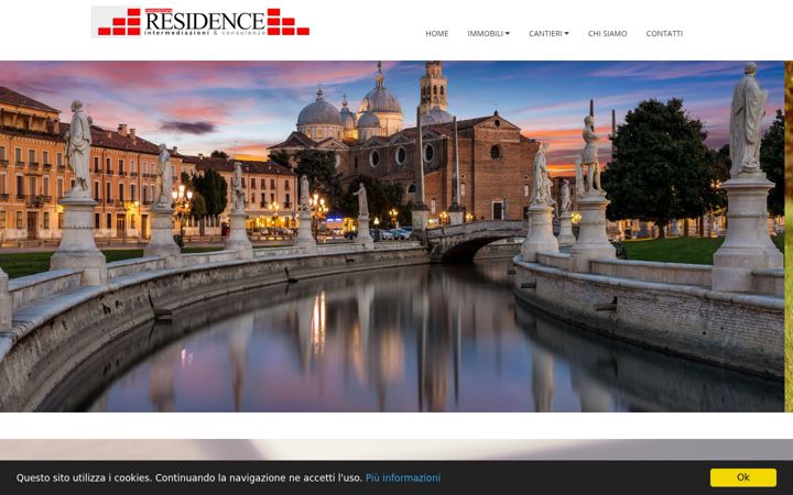 Screenshot of agenziaresidence.it