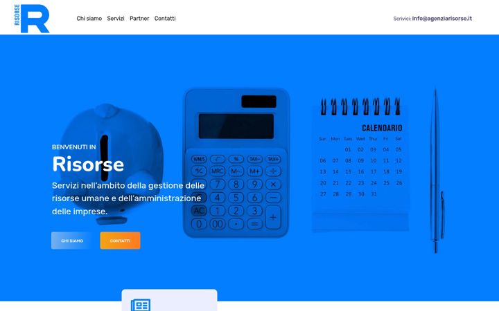 Screenshot of agenziarisorse.it