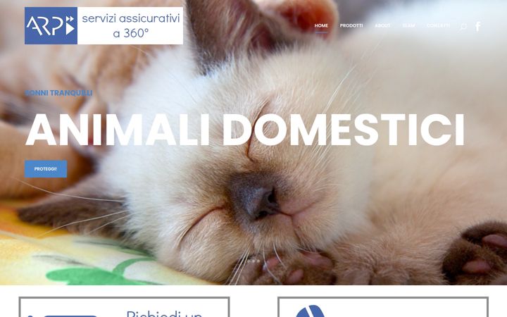 Posnetek zaslona agenziaromaprati.com