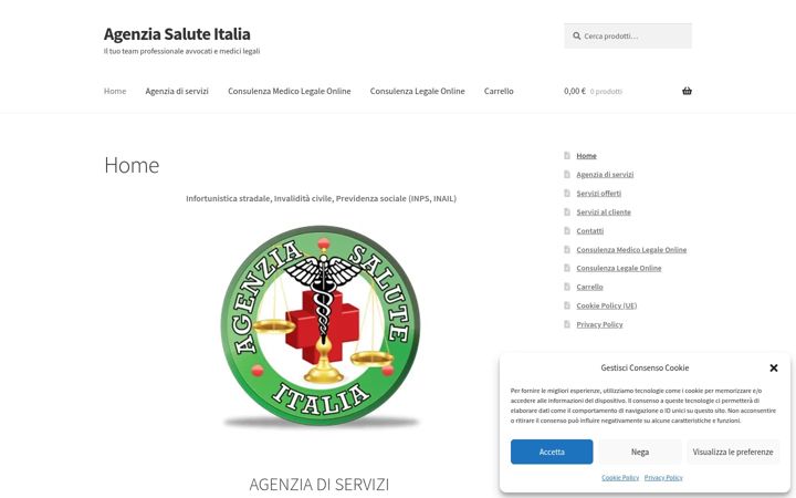Screenshot of agenziasaluteitalia.it