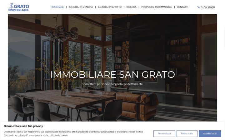 Screenshot of agenziasangrato.com