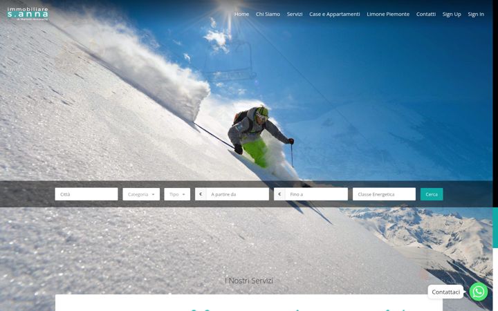 Screenshot of agenziasantanna.it