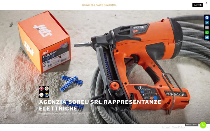 Screenshot of agenziasorel.com