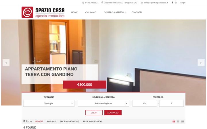 Screenshot of agenziaspaziocasa.it