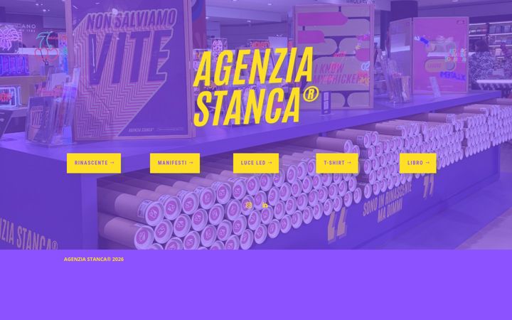Screenshot of agenziastanca.com