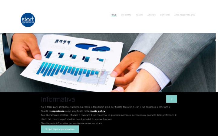 Screenshot of agenziastart.com