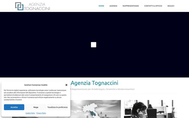 Screenshot of agenziatognaccini.it