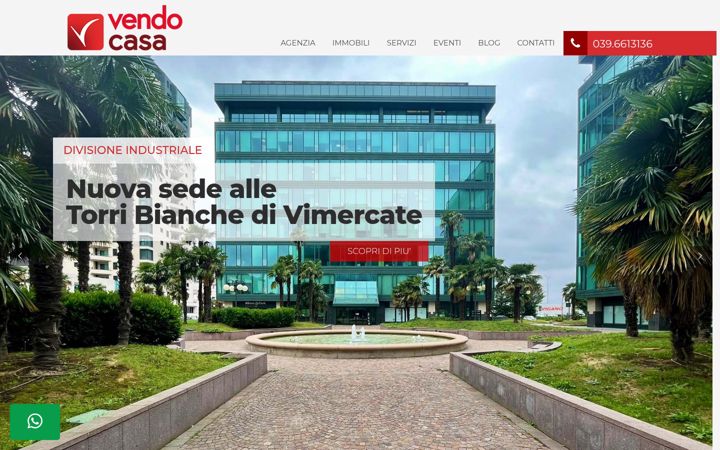 Screenshot of agenziavendocasa.it