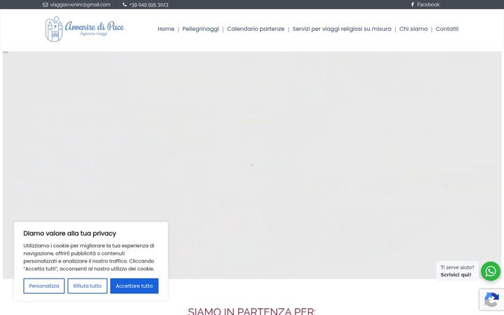 Screenshot of agenziaviaggiavvenire.it