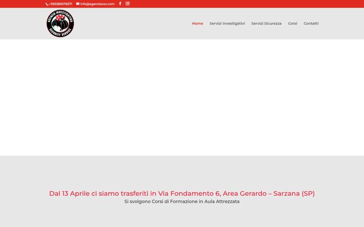Screenshot of agenziaxxx.com