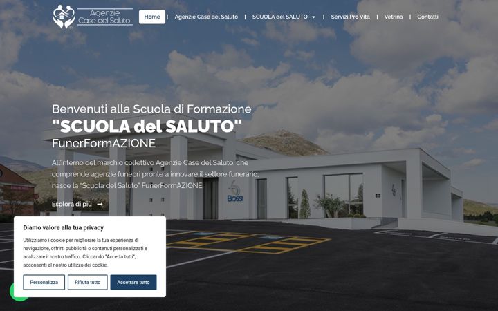 Screenshot of agenziecasedelsaluto.it