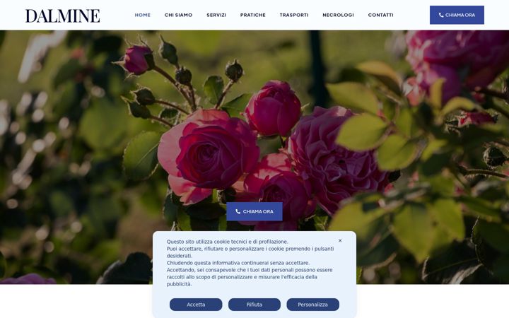 Screenshot of agenziefunebricr.it