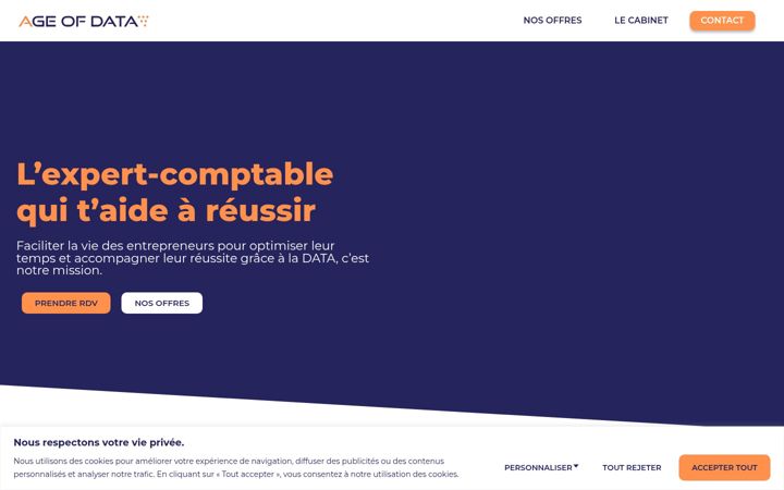 Screenshot ta' ageofdata.fr