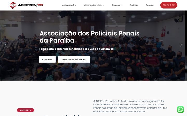 Screenshot of ageppen-pb.org