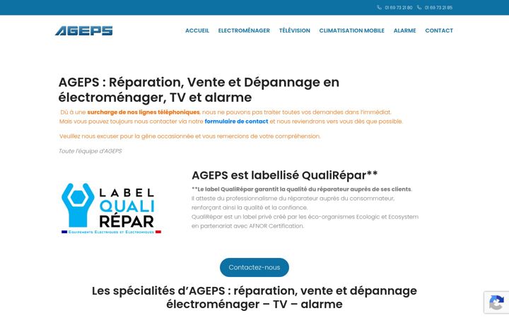 Ekrānuzņēmums no ageps.fr