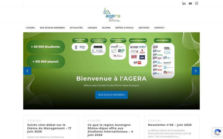 Screenshot ta' agera.asso.fr