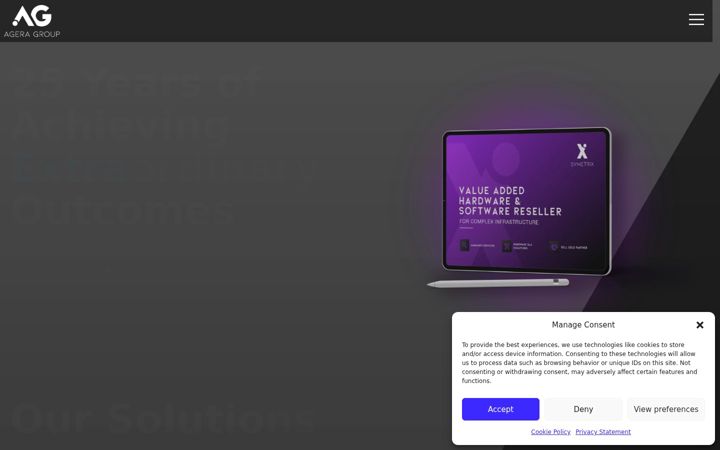 Screenshot of ageragroup.co.za