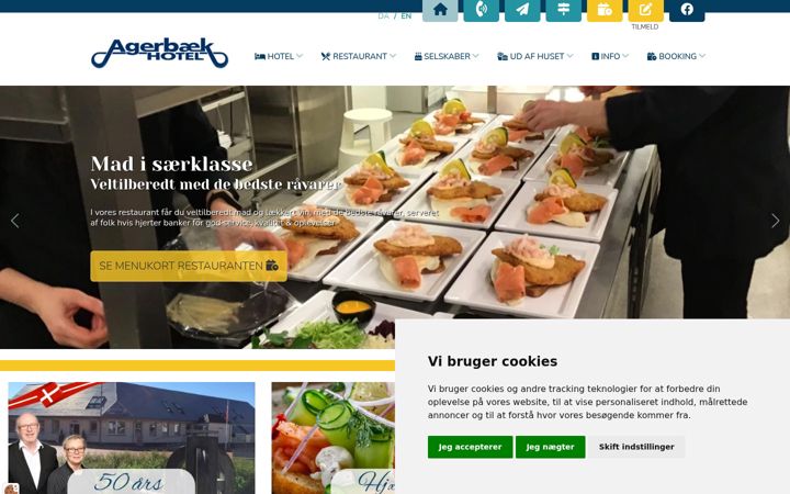 Screenshot of agerbaek-hotel.dk