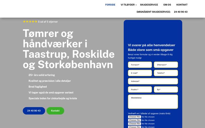 Skærmbillede af agerbobyg.dk